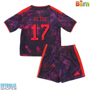 Billiga Bayern Munich Michael Olise #17 Tredjeställ Barn 2026-27 Kortärmad (+ Korta byxor)